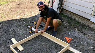 Building a Concrete Pad for Little Cottage AC Condenser Unit