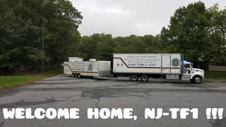 NJ-TF1 Returns Home from North Carolina