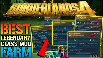 Borderlands 4: BEST Legendary "Class Mod" FARM! How To Get AMAZING Class Mods For ALL VAULT HUNTERS