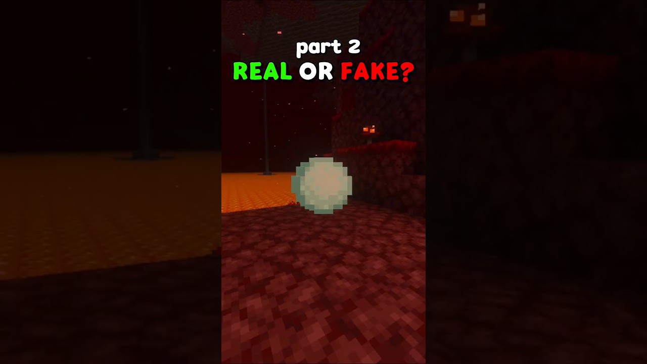 Can You Guess the Fake Minecraft Fact?