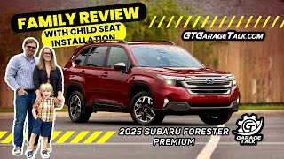 2025 Subaru Forester Premium // Family Review with Child Seat Installation