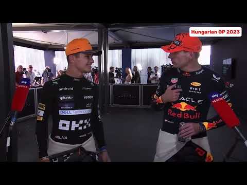 Lando Norris Reaction after BREAKING Max Verstappen?s Trophy!