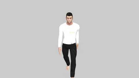 JMonkeyEngine male walk animation take #4