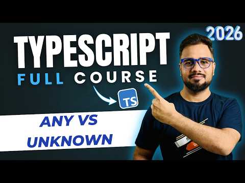 TypeScript Tutorial #10 - Any vs Unknown