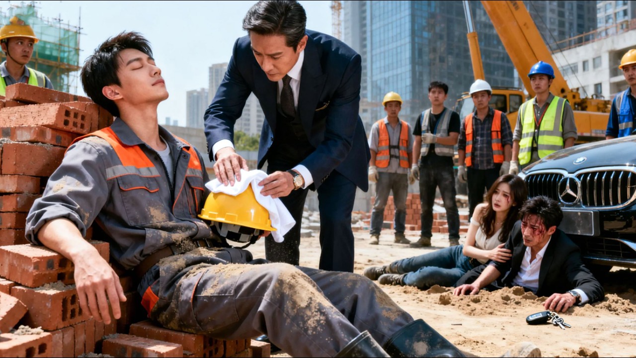 【FULL】前女友挽著富二代的手，嘲笑工地小伙這輩子只配在工地吃灰，他默默走到一邊，看到全球頂級富豪像僕人一樣伺候他，前女友和富二代瞬間嚇得腿都軟了！ #男频 #短劇 #都市 #反转