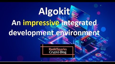 A first look at Algokit