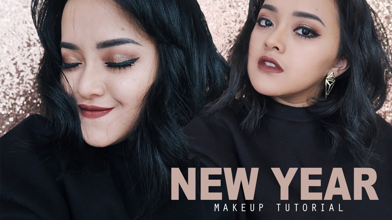 NEW YEAR MAKEUP TUTORIAL LIZZIE PARRA YouTube