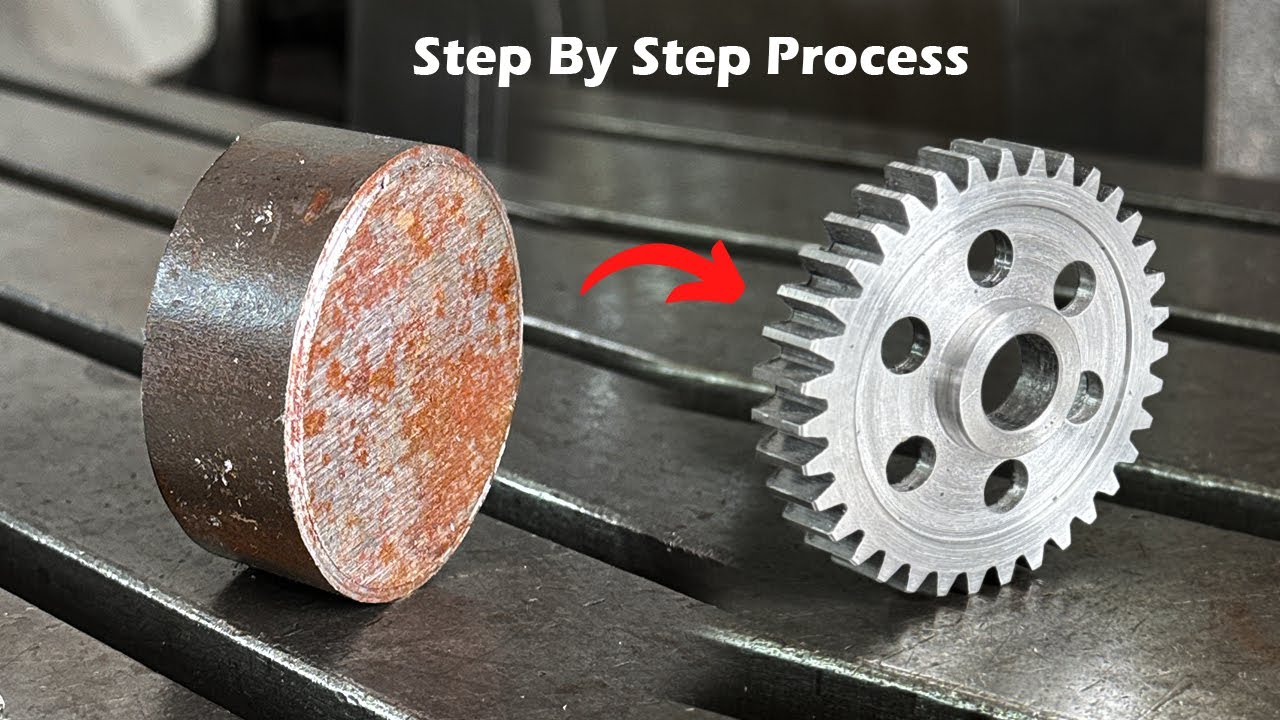 Making a Gear Wheel - Precision Machining Tutorial
