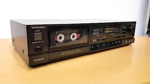 RESTORATION OF TECHNICS RS - B305  STEREO CASSETTE DECK.  PART 2