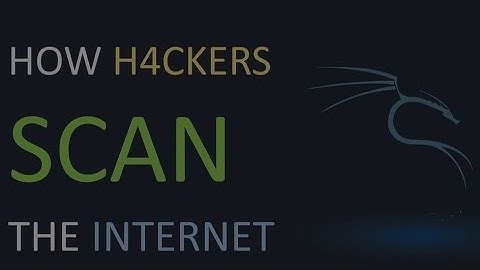 HOW HACKERS SCAN THE INTERNET THROUGH NMAP..