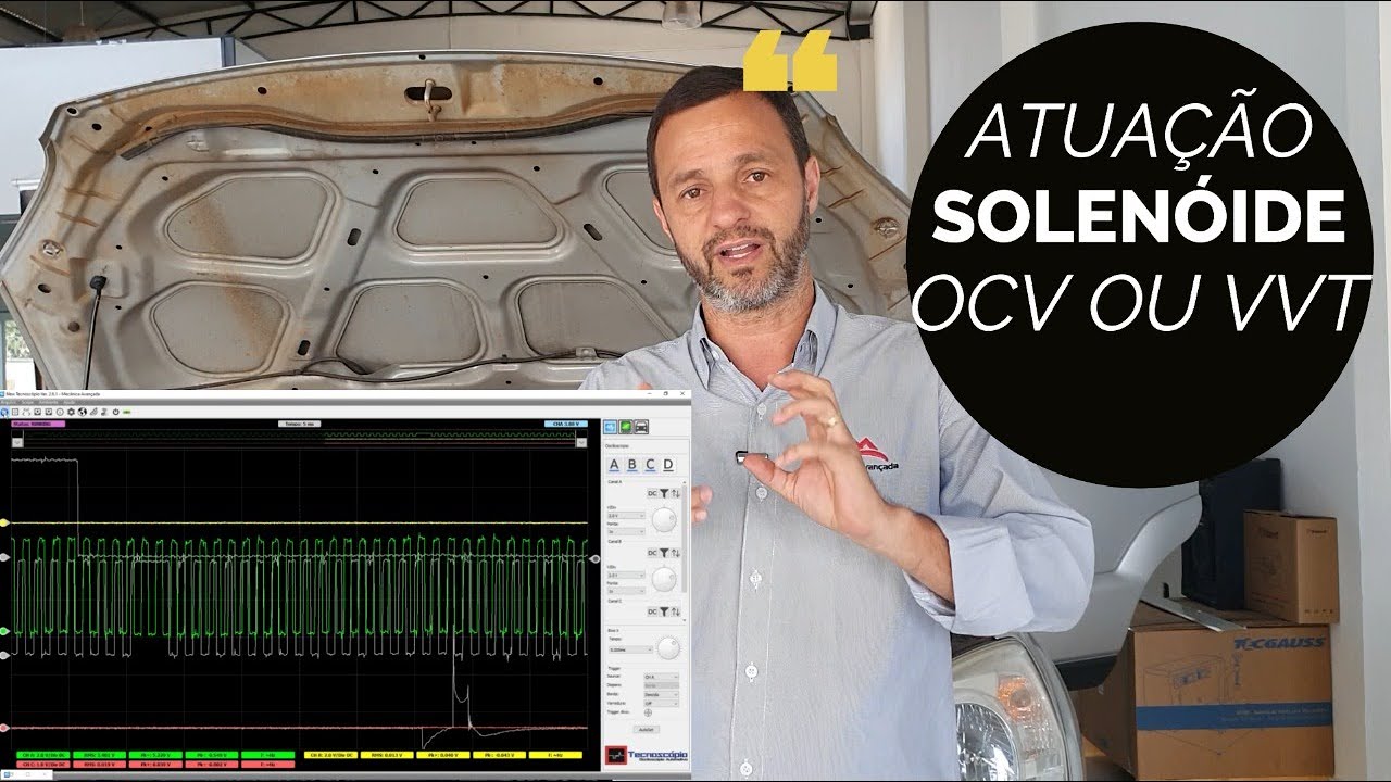 TESTE DA VÁLVULA OCV E VVT COM NEW TECNOSCOPIO.