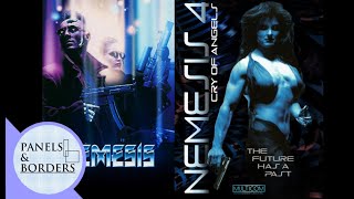 NEMESIS! From entertaining B movie action to trash bin fetish film.