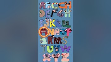 Different alphabet lore song #alphabetsong #alphabetlore #shorts