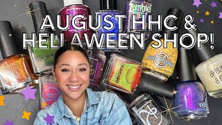 AUGUST 2026 HHC Hella Handmade Creations Hellaween Nail Polish Swatches