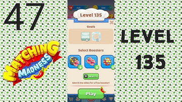 Matching Madness: Match 3 Puzzle games. Level 135 #tinytacticsgames