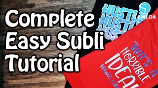 Easy Subli Tutorial: Sublimate on Cotton