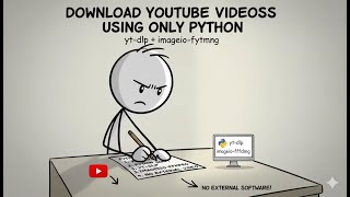 Download YouTube Videos Using Only Python | yt-dlp   imageio-ffmpeg (No External Software) N1