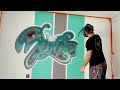 Fairy -Graffiti- Mural - by Antonipaints