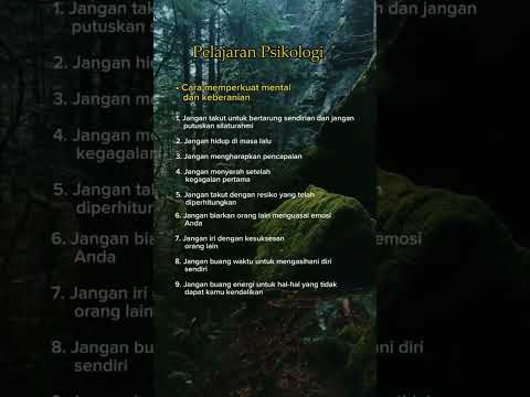 pelajaran psikologi bagaimana