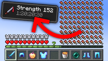 Minecraft UHC but you get a level of STRENGTH every time you EAT.