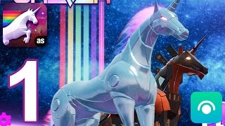 Robot Unicorn Attack 3 - Gameplay Walkthrough Part 1 (iOS, Android) screenshot 4