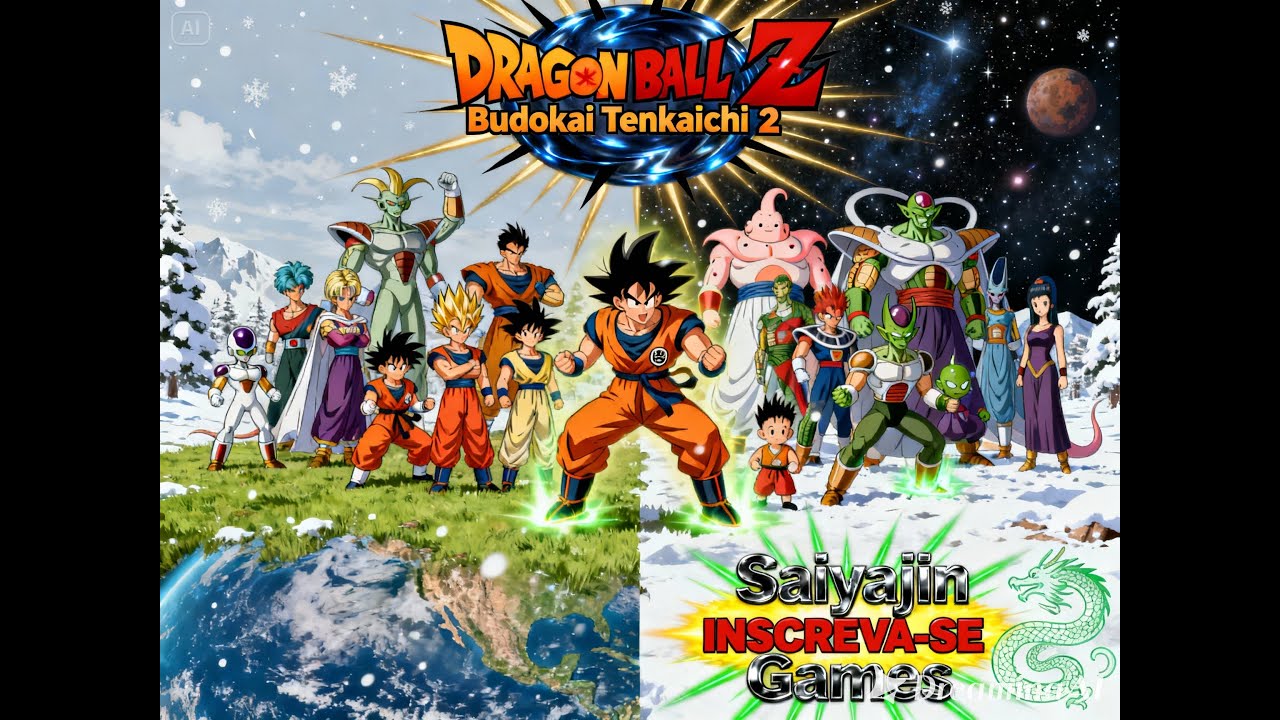 ⚡ BATALHAS INSANAS! Dragon Ball Z Budokai Tenkaichi 2 Gameplay (SAGA SAIYAJIN) 🔥 