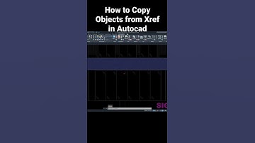 How to Copy Objects from Xref in Autocad | Autocad xref tips 02
