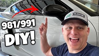 Step-by-Step Guide: How to Install Carbon Fiber Upper Mirror Housing on Your Porsche 981/991