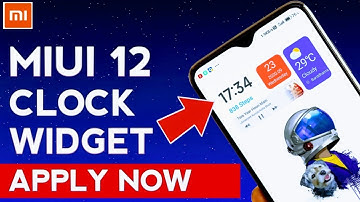 Miui 12 clock widget|Amazing Miui Clock widget for Xiaomi redmi mobile|Miui 11 clock widget theme
