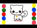 Cat drawing easy how to draw a cat drawing a cute cat