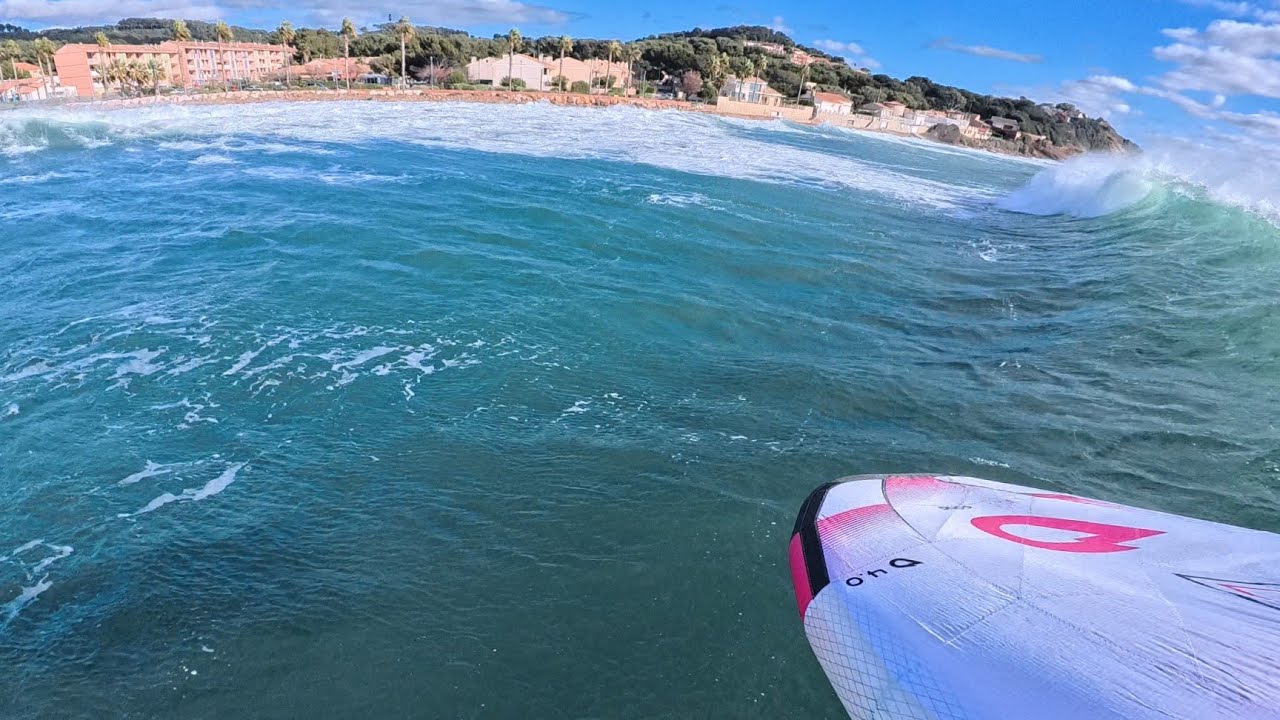 Wingfoil/houle de sud ouest au sablettes🌊🤩+spot bonus 