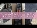 Review ZOUPW N-Type 16BB 450W Portable Solar Panel,RV Essentials,38V Foldable Solar Charger for Powe