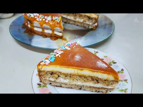 Chocolate Caramel Cake Recipe | Fluffy Cake Recipe | เมนูเค้กช็อกโกแลต