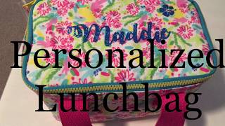 Personalized HTV Lunchbag