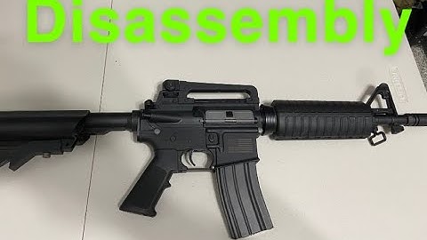 Airsoft M4 Disassembly/Reassembly (How to Take the Gearbox out of Matrix Sportsline M4)