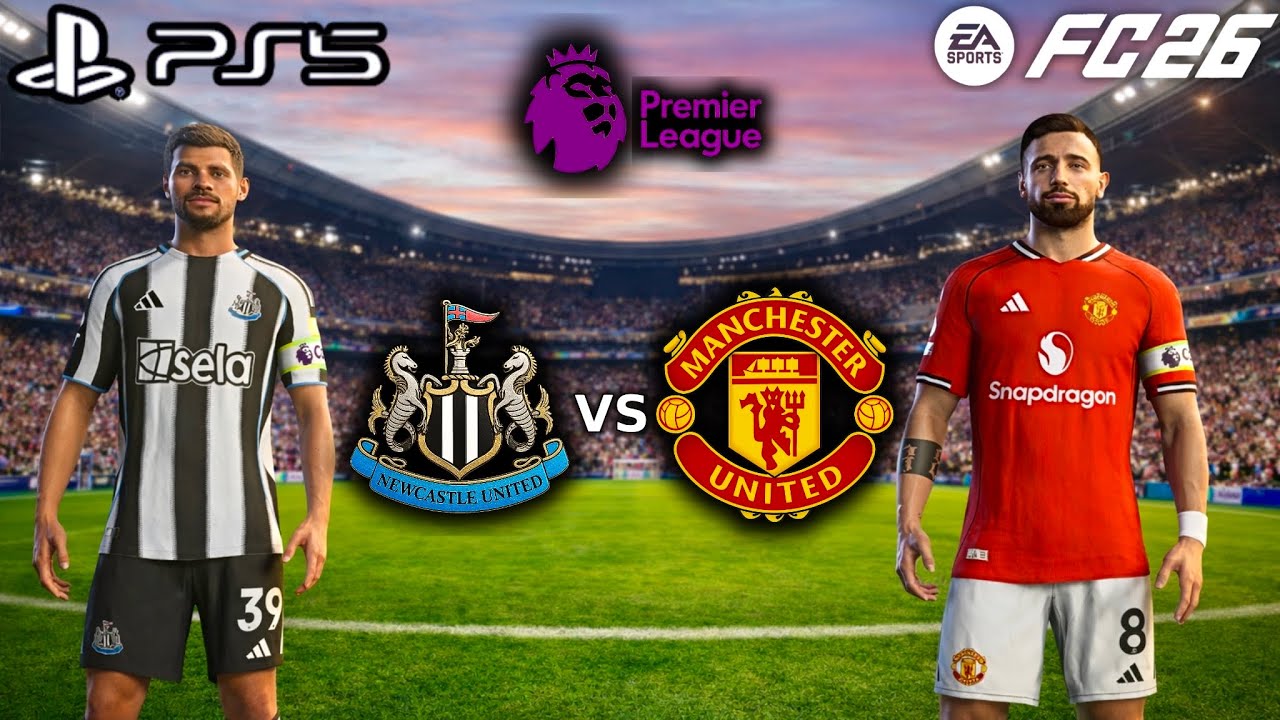 FC26 - Newcastle United ve Manchester United | Premier League 25/26 Full Match | PS5 Gameplay {4K60}