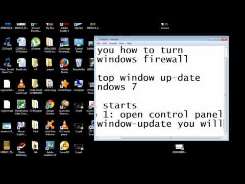 Video: Hoe Om Firewall Op Windows 7 In Te Skakel