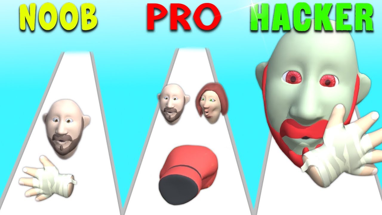 NOOB vs PRO vs HACKER in Slap Run