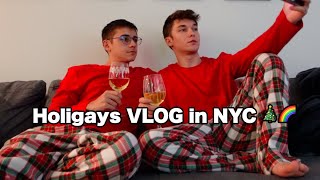 Cozy gay Christmas VLOG ❄️🎄👬