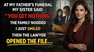 My Sister Said I’d Get Not a Dime from Dad’s $3M Will at His Funeral—Then the Lawyer Called My Name