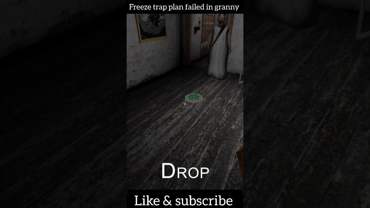 Plan failed to kill granny through freeze trap in granny chapter-1 