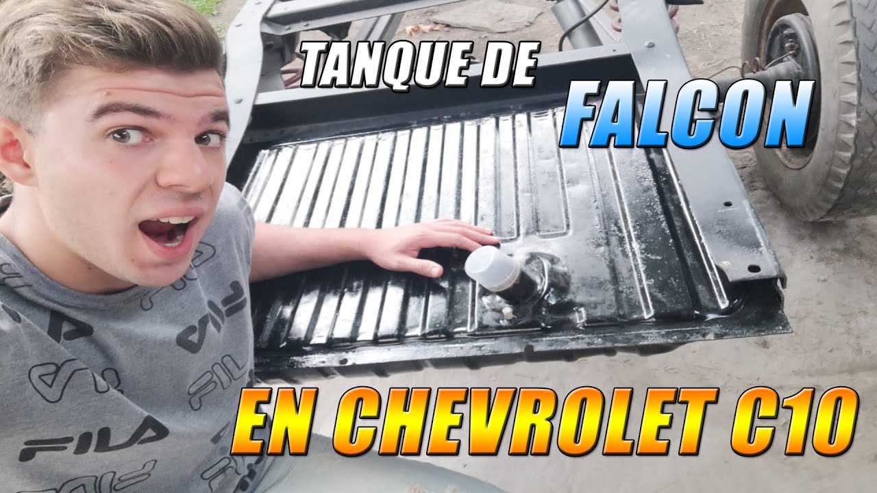 Adaptando Tanque de Nafta de FALCON en Chasis de CHEVROLET C10