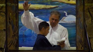 Samuel Zepeda Baptism and Laying on of Hands