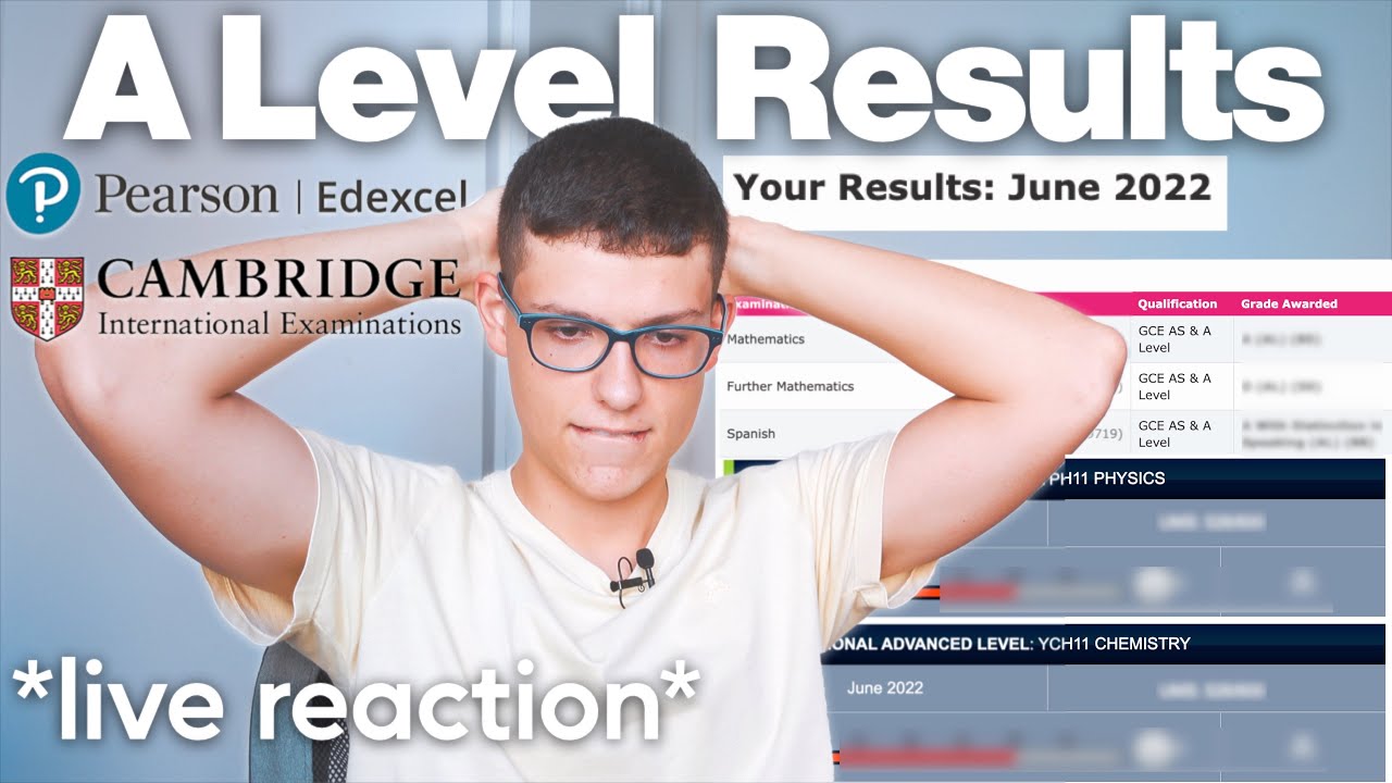 Opening my A Level Results (Live Reaction) - YouTube