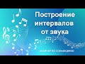 Вебинар по сольфеджио &quot;Построение интервалов от звука&quot; 31 октября 2021 года.