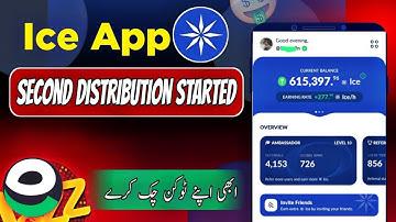 Good news ice second distribution started || Ice withdraw update