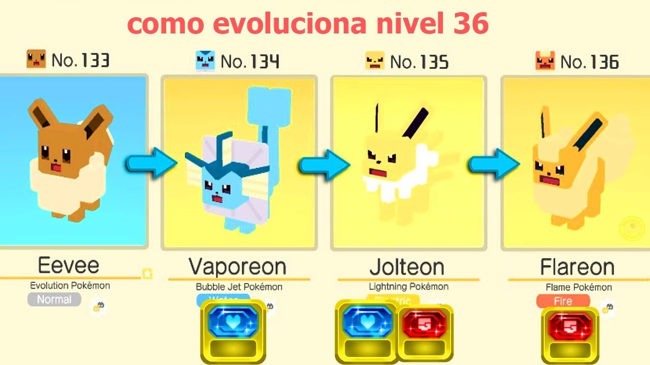 Pokémon Quest Como Evoluciona Eevee Piedras Nintendo Switch Idabid