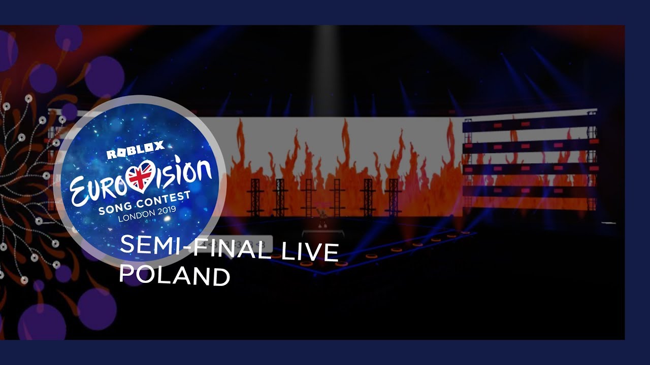Poland Live Margaret Cool Me Down First Semi Final Roblox Eurovision 2019 Youtube - eurovision song contests roblox