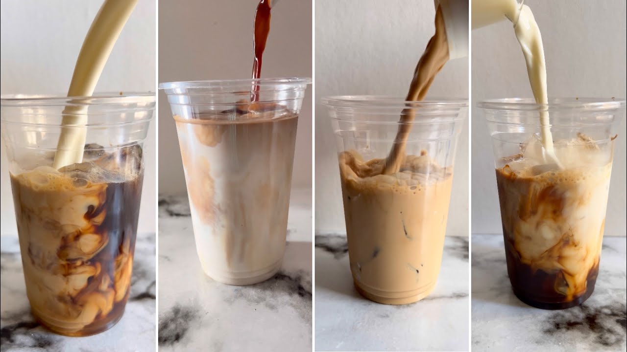 4 Easy Iced Coffee Ideas For Morning Coffee 🧊☕️ YouTube