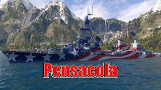 Path To The Baltimore! Pensacola (World of Warships Legends Xbox Series X) 4k screenshot 4